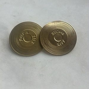 🍌Vintage Rock & Roll | Clip On Earrings - Brass/Gold Tone